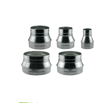 £10.77 • Buy 8-6 Metal Taper, Spiral Ducting Reducer, Circular Adaptor Hydroponics