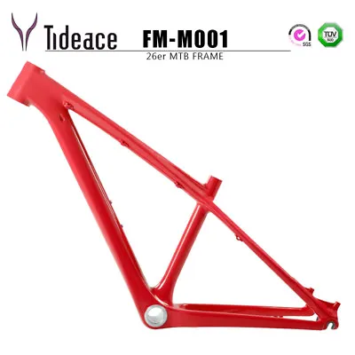 Aero Carbon Mountain Bicycle Frame 26er 14  Cycling MTB Bike Frames Glossy OEM • $402.32