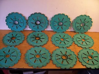 2 Plastic Lustran IH Planter Plates C14 Blue  Lot H • $10