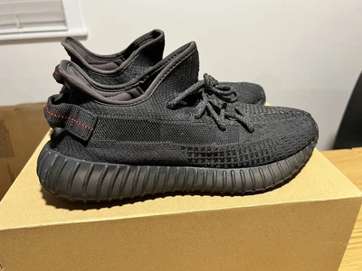 $330 • Buy Size 9.5 Us Men’s - Adidas Yeezy Boost 350 V2 Black Non-Reflective Static