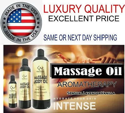  Massage & Body Oil Scent Rejuvenates Relaxing Sensual Therapeutic Hydrates Skin • $7.95