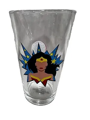 DC Comics Wonder Woman UnderGround Toys 16 Oz Pint Glass Collectible Cup Movie • $14.99