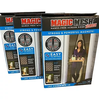 3 Magic Mesh Hands-Free Screen Door 83  X 39  • $27.99