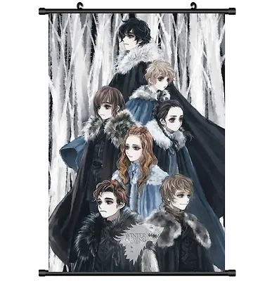 Anime Game Of Thrones A Song Of Ice And Fire Wall Poster Scroll Cosplay 2582 • $2.99