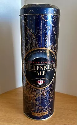 Mansfield Brewery MILLENNIUM ALE Tin Beer New Years Eve 1999 Ltd Ed Empty • £10.99