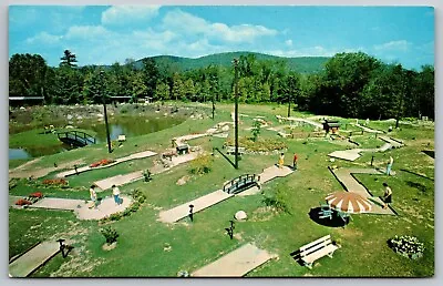 Postcard Word Of Life Inn Miniature Golf Schroon Lake N.Y. Adirondacks *C7368 • $4