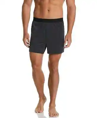 Perry Ellis 3 Pack Ebony Solid Luxe Boxer Short Polyester Blend Regular Fit • $22