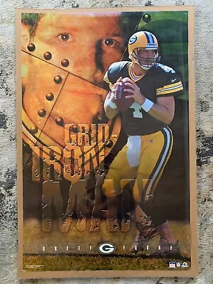 Brett Favre Grid Iron Man Poster 22”x34.5  Football NFL Green Bay Packers (2001) • $19.99