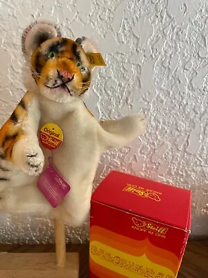 🔥 RARE Steiff Daniel Tiger Original Mohair Puppet - BOXED TAGGED And Complete! • $287