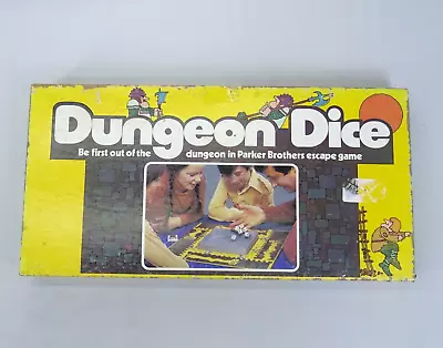 Vintage 1977 Parker Brothers DUNGEON DICE Board Game COMPLETE • $24.95
