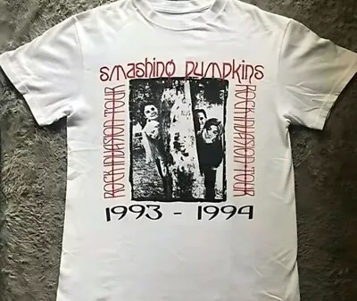 Vintage 93-94 Smashing Pumpkins Tour Tee Short-Sleeve Shirt Cool New • $26.99