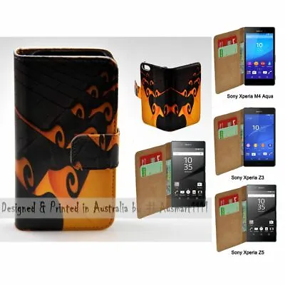 For Sony Xperia Series Wave Abstract Theme Print Wallet Mobile Phone Case Cover • $13.98