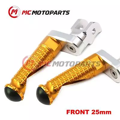 For Suzuki Boulevard M109R 06-20 19 18 MPRO 25mm Extended GOLD Front Foot Pegs • $51.02