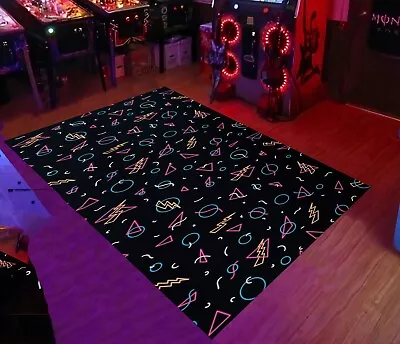 Arcade Bar Rug Arcade Rug Arcade Carpet Lasertag Rug Bowling Alley Carpet • $269