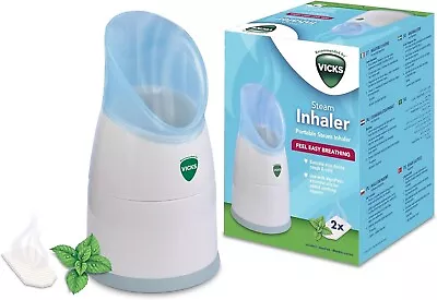 Vicks Steam Inhaler Nasal-Sinus Congestion Cough Cold Flu Relief Vapour Therapy • £9.97