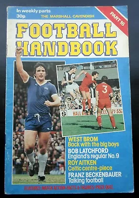  Marshall Cavendish Football  Handbook  West Bromwich Albion   Part 16 • £2.95