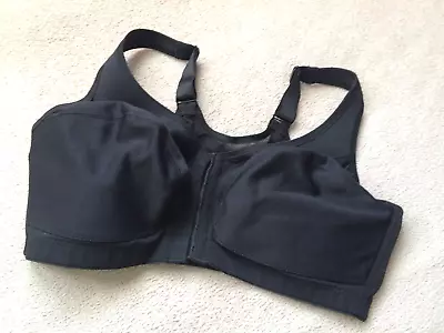 Glamorise 36dd  Black Magic Lift  Front Close Posture Support Bra # 1265 Nib • $29.95