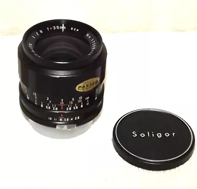 $14.95 • Buy Soligor Wide-Auto 35mm 1:2.8 Manual Focus Lens With Nikon F Mount