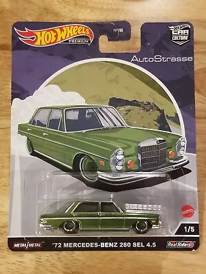 Hot Wheels Premium '72 Mercedes-Benz 280 SEL 4.5 • $5.99