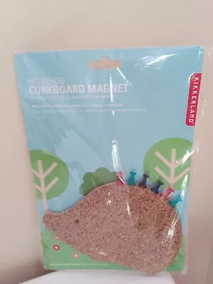 Hedgehog Shape Cork Note Board Magnet Unopened • $5