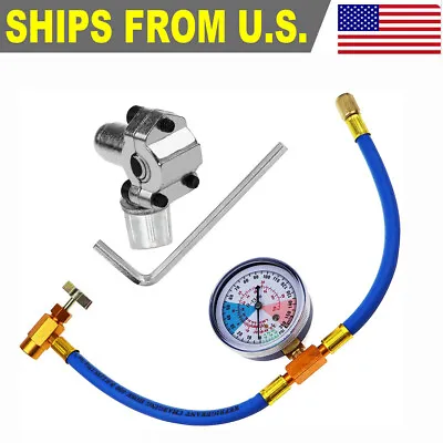 BPV31 Bullet Piercing Tap Valve Kits For Home Use Refrigerator W/ Pressure Gauge • $17.09