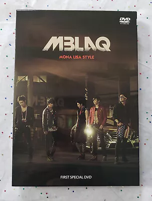 MBLAQ Mona Lisa Style Japan Press 2 DVD + Photobook + Stickers + Mini Folder • $15