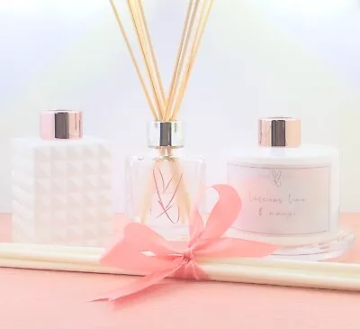 $18.95 • Buy Sale!! Highly Scented Reed Diffuser - Home Fragrance Select Fragrance