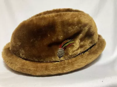 Excellent Vintage J. J. Seifter & Sons North King Brown Wool Mouton Hat Medium • $35