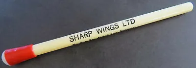 Vintage MATCHSTICK PEN Ballpoint Pen SHARP WINGS LTD  Thin 4-1/4  • $4.35