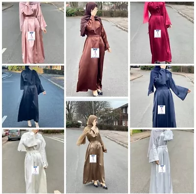 £22.99 • Buy Women's Satin Abaya With Hijab