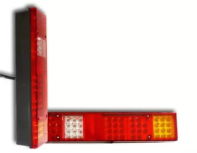 2 X 24V 60 LED REAR LIGHTS TAIL LAMPS TRUCK SCANIA VOLVO MAN MERCEDES DAF IVECO • $54.58