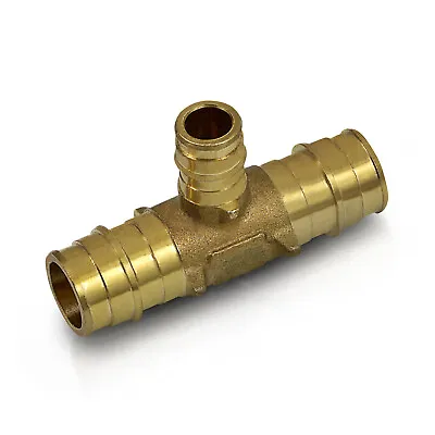 3/4  X 3/4  X 1/2  Pex-A Reducing Tee Brass Expansion Fittings F1960  Expansion • $9.99