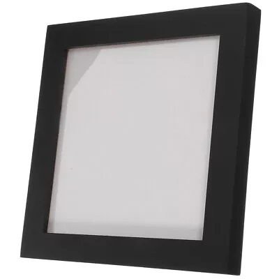  White Wooden Storage Box Display Frame Vinyl Frames For Records • $12.55