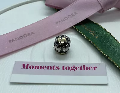 $71.25 • Buy PANDORA - Letter M Alphabet Charm - Two Tone Silver & 14k Gold 790298M Authentic