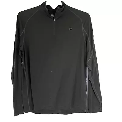 Paradox Base Layer Top 1/4 Zip Merino Blend Black Size Large Fitted Dri-Release • $14