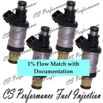 1% Flow Match Fuel Injectors (4) For 97-02 Honda Acura 1.6L 2.3L I4 D16Y8 240cc • $279.99