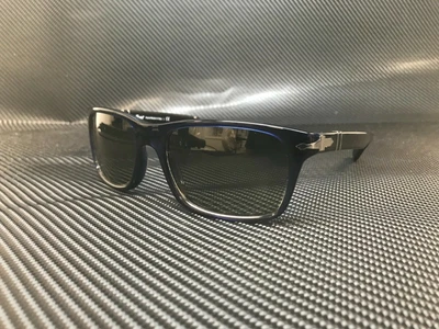 $149.64 • Buy PERSOL PO3048S 181 71 Blue Grey Grad Rectangle Men's Sunglasses 58 Mm