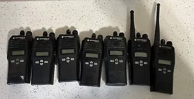 (7) Motorola CP200XLS UHF Two Way Radio AAH50RDF9AA5AN (READ) • $350