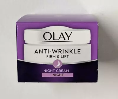 Olay Anti-Wrinkle Firm And Lift Anti-Ageing Night Moisturiser 50ml • £9.49