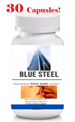 30 BLUE STEEL Male Enhancement Sex Pillz For EXTREME ENHANCEMENT All Natural!🔥 • $24.99