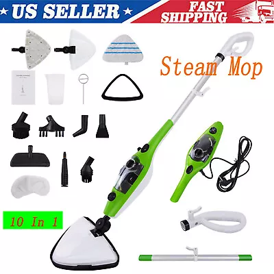 Steam Mop Steam Cleaner Handheld & Upright Floor Steamer 10-in-1 Steam Cleaner • $61.11