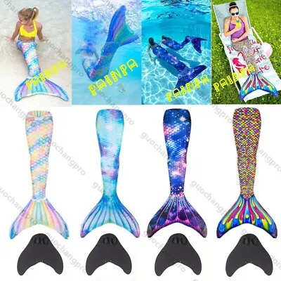 Mermaid Tail Adult Swimsuit Parent-Child Kid Women Swimsuit Clothing Swimwear UK • £24.68