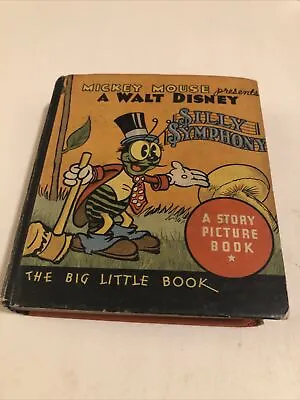 1934 Big Little Book Mickey Mouse Presents A Silly Symphony#756 Fine + Cond. • $125