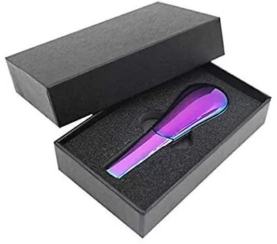 Rainbow Portable Spoon Smoking Pipe Magnetic Metal Tobacco Accessories Man Gift • $15.39