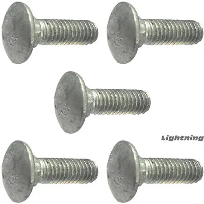 5/8-11 X 5  Carriage Bolts And Nuts Hot Dip Galvanized Quantity 25 • $45.28