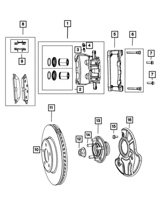 Brake Dust Shield Mopar 4779201AA • $43.49