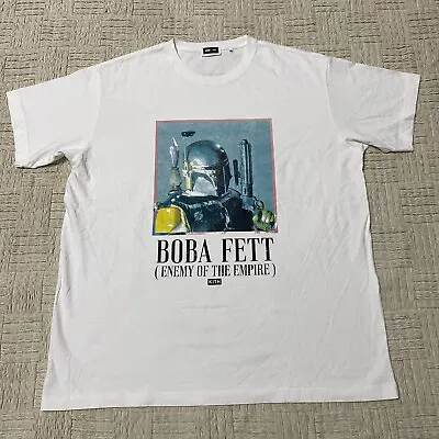 $139.99 • Buy KITH Star Wars Boba Fett Vintage Men’s XL T-shirt White Empire Strikes Back NWOT