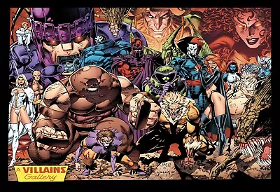 X-Men 19x13 POSTER  A Villians Gallery Marvel Comics REPRINT Goblin Queen • $13.99