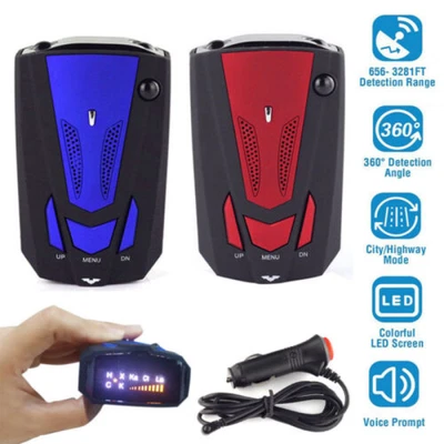 $20.86 • Buy Car V7 16 Band 360 GPS Camera Laser Police Safe Anti Radar Detector Voice Alert