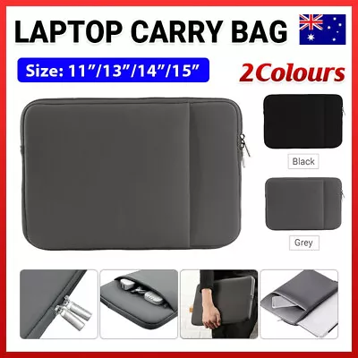 New Laptop MacBook NoteBook Sleeve Bag Travel Carry Case Cover 13 14 15 16 Inch • $12.73